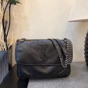 Knockoff Yves Saint Laurent Medium Niki Chain Bag 498894 Black HV00437JF45