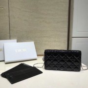 LADY DIOR CALFSKIN WALLET C9025A black HV07676jo45