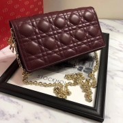 LADY DIOR-CLUTCH VAN LAMSLEER S0204 Bordeaux HV06348Xp72