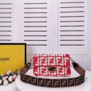 Luxury FENDI fabric bag F0904 red HV11140UV86