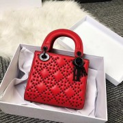 MINI LADY DIOR BAG CALFSKIN M0598S red HV08573MB38