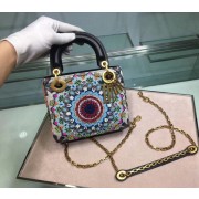 MINI LADY DIOR EMBROIDERED BAG M0598CRMH HV00909rf73