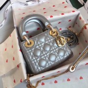 MINI LADY DIOR-TAS VAN LAMSLEER M15P grey HV00984Ag46