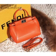 Newest 2015 Fendi original leather 6035 orange HV08556Yr55