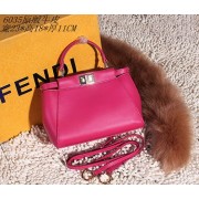 Newest 2015 Fendi original leather 6035 rose HV04070CI68