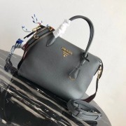 Prada Calf leather bag 1BA157 grey HV09721uk46