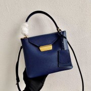 Prada Calf skin tote 1BN012 blue HV04106dw37