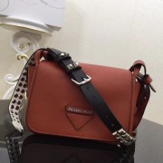 Prada Concept calf leather bag 1BD123 brown HV07723Is79