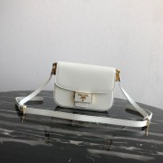 Prada Embleme Saffiano leather bag 1BD217 white HV06594Wi77