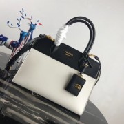 Prada Esplanade Bag 1BA046 white&black HV01889fJ40