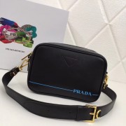 Prada Leather shoulder bag 1BH093 black HV00837Rk60