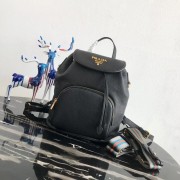 Prada original Leather backpack 1BZ035 black HV08529rf73