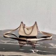 Prada Re-Edition nylon mini shoulder bag 1TT122 apricot HV00706su78