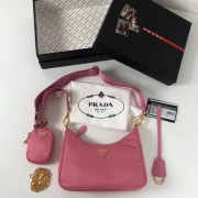 Prada Re-Edition nylon shoulder bag 1BH204 rose HV11982hI90