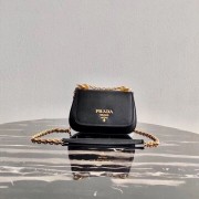 Prada Saffiano leather shoulder bag 2BD275 black HV00479lU52