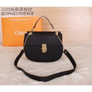 Replica 2015 Chloe new models original litchi grain 1123 black HV00577ij65