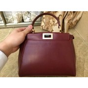 Replica 2015 Fendi winter best-selling model original leather 55211 purplish red HV09230ec82