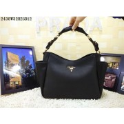 Replica 2015 Prada new model 2438 black HV07197TN94