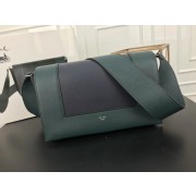 Replica AAA Celine frame Bag Original Calf Leather 5756 green.black HV05169of41