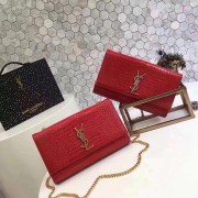 Replica AAA Yves Saint Laurent Croco Leather Shoulder Bag 2811 red HV11374of41