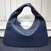 Replica Bottega Veneta Calf leather Hobo Bag 5092 dark blue HV01565Kg43