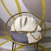 Replica Bottega Veneta Nappa lambskin soft wide large Shoulder Bag 585853 white HV10131it96