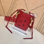 Replica CHLOE Mini Roy leather bucket bag 3E128C red HV00854DY71