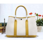 Replica Hermes Garden Party waterproof fabric PD36 yellow HV04765sA83