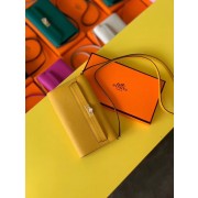 Replica Hermes Original kelly espom leather to go woc Bag H4087 yellow HV01867BJ25