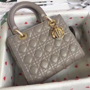 Replica LADY DIOR LAMBSKIN BAG CAL44550 grey HV10839iu55