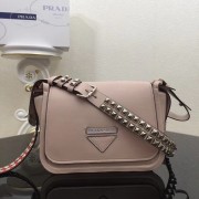 Replica Prada Concept calf leather bag 1BD123 apricot HV01495Sf59