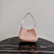 Replica Prada Saffiano leather shoulder bag 2BC499 pink HV10642Hd81