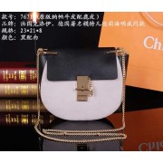 Replica Top 2015 chloe handbag 7671 black&white HV01259ll80