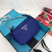 Replica Top Prada Calf leather bag 183 blue HV05406Cq58