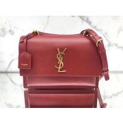 Replica Yves Saint Laurent Calfskin Leather Tote Bag Y634723 Bright red HV09595ec82