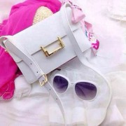 Replica Yves Saint Laurent Classic Medium Lulu Bag 336066 White HV00581nB47