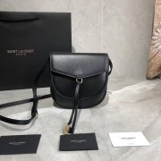 Replica Yves Saint Laurent Cow Leather Shoulder Bag Y551559 Black HV10645Kg43