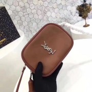 Replica Yves Saint Laurent Original Calf leather mini Shoulder Bag 5804 brown HV03582ui32