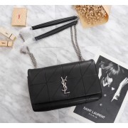 SAINT LAURENT Jamie monogram leather shoulder bag A2833 black HV01622Ri95