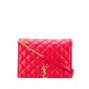 SAINT LAURENT leather shoulder bag Y579607 red HV08417fo19