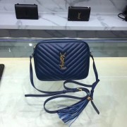 Saint Laurent Lou Medium Camera Bag 520534 blue HV10837iv85