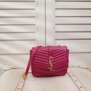 SAINT LAURENT Sulpice small quilted leather cross-body bag 532662 rose HV01058Yv36