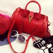 YSL Fringed bag 40992 red HV10530TP23