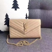 Yves Saint Laurent hot style shoulder bag 360459 apricot HV06563Hn31