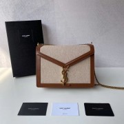 Yves Saint Laurent IN CANVAS AND LEATHER Y650017H Apricot HV00934hT91