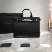 Yves Saint Laurent Top Handle Bag Original Leather Y568702 Black HV10841yk28