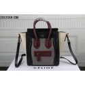 2015 Celine classic 3308 gray&black&purplish red&off white HV09088Yv36