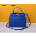 2015 Fendi new model original sheepskin 520885 blue HV00980rf34