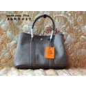 2015 Hermes 30cm original canvas bag garden 3193 gray HV00097pk20