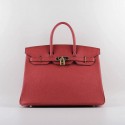 2015 Hermes Birkin 35CM H-35 gold hardware red HV01555FT35